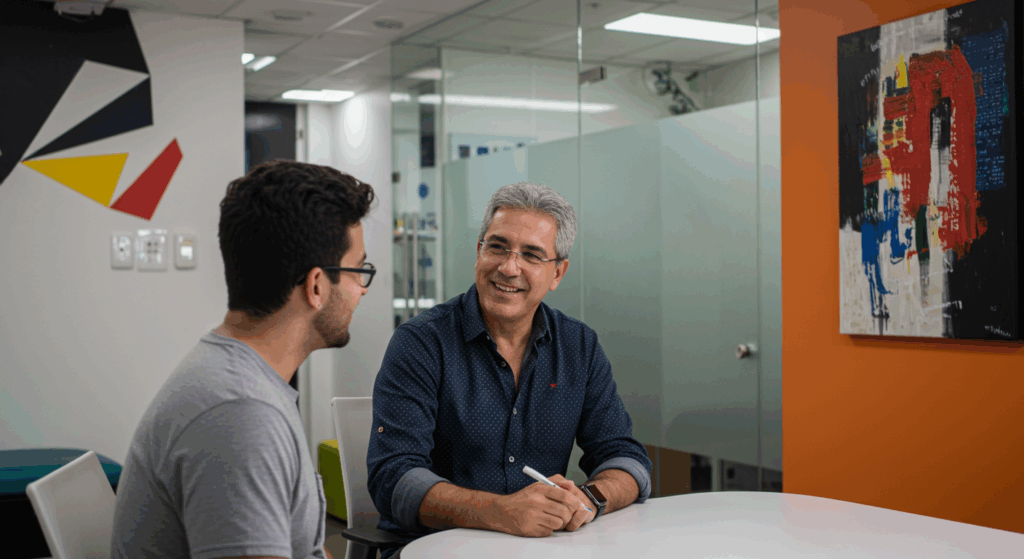 Paciente recebendo orientação em clínica de recuperação para alcoólatras em Campinas com acompanhamento humanizado