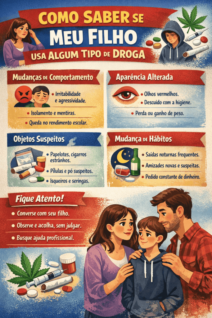 Mudanças de comportamento em jovens usuários de drogas