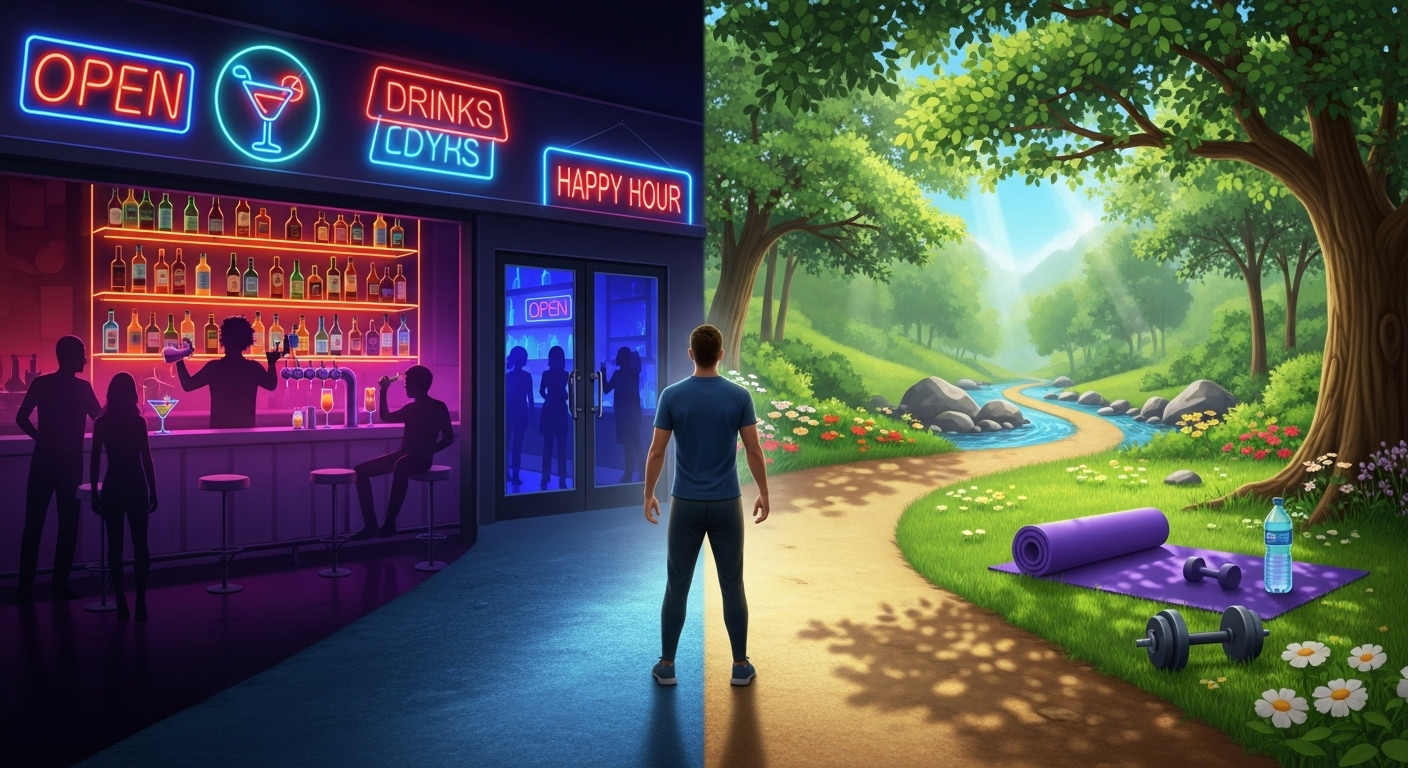 Pessoa-refletindo-sobre-como-controlar-impulso-de-beber-alcool-em-momento-de-decisao-e-autocontrole