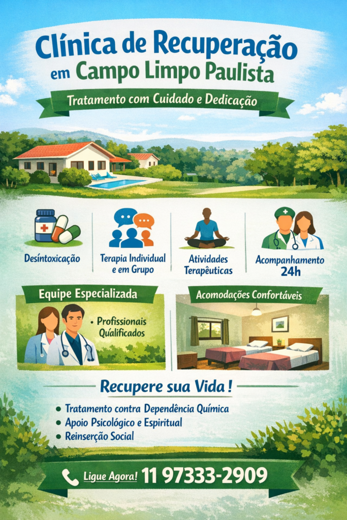 Clínica de reabilitação em Campo Limpo Paulista com equipe especializada