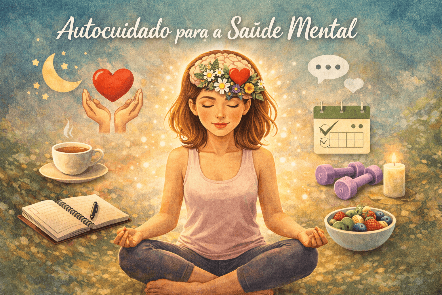 práticas de autocuidado para melhorar a saúde mental e reduzir o estresse