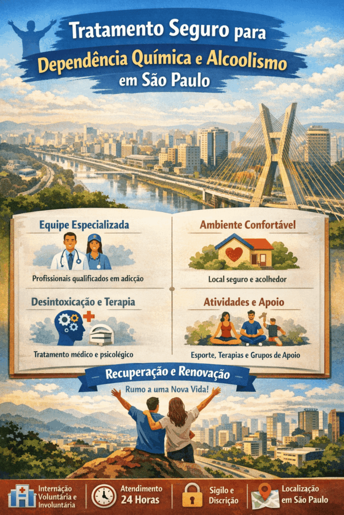 Clínica de Reabilitação em São Paulo para Dependência Química