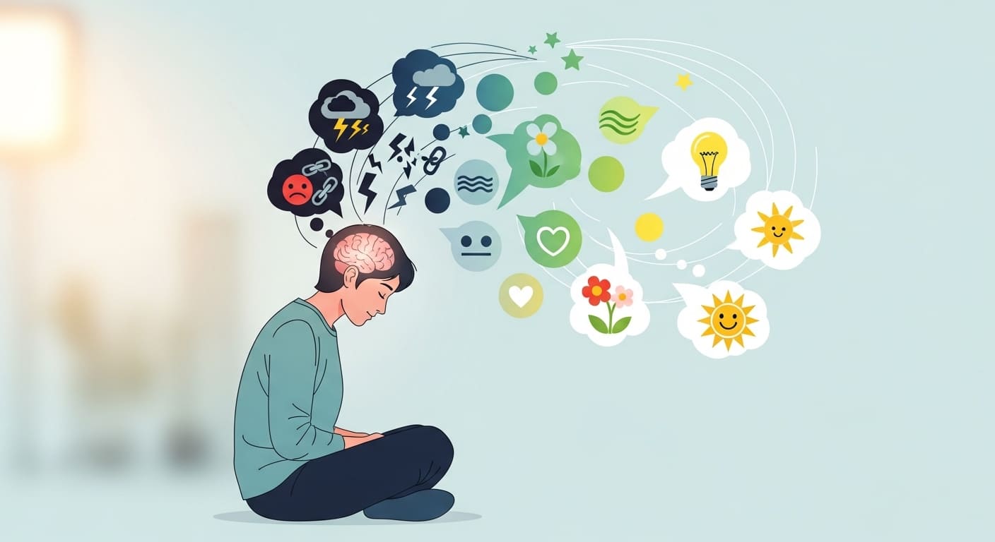 Terapia Racional Emotiva ajudando no controle de pensamentos negativos e emoções