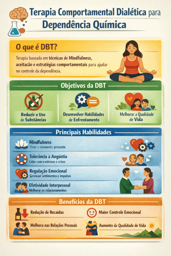Sessão de terapia para tratamento de dependência química