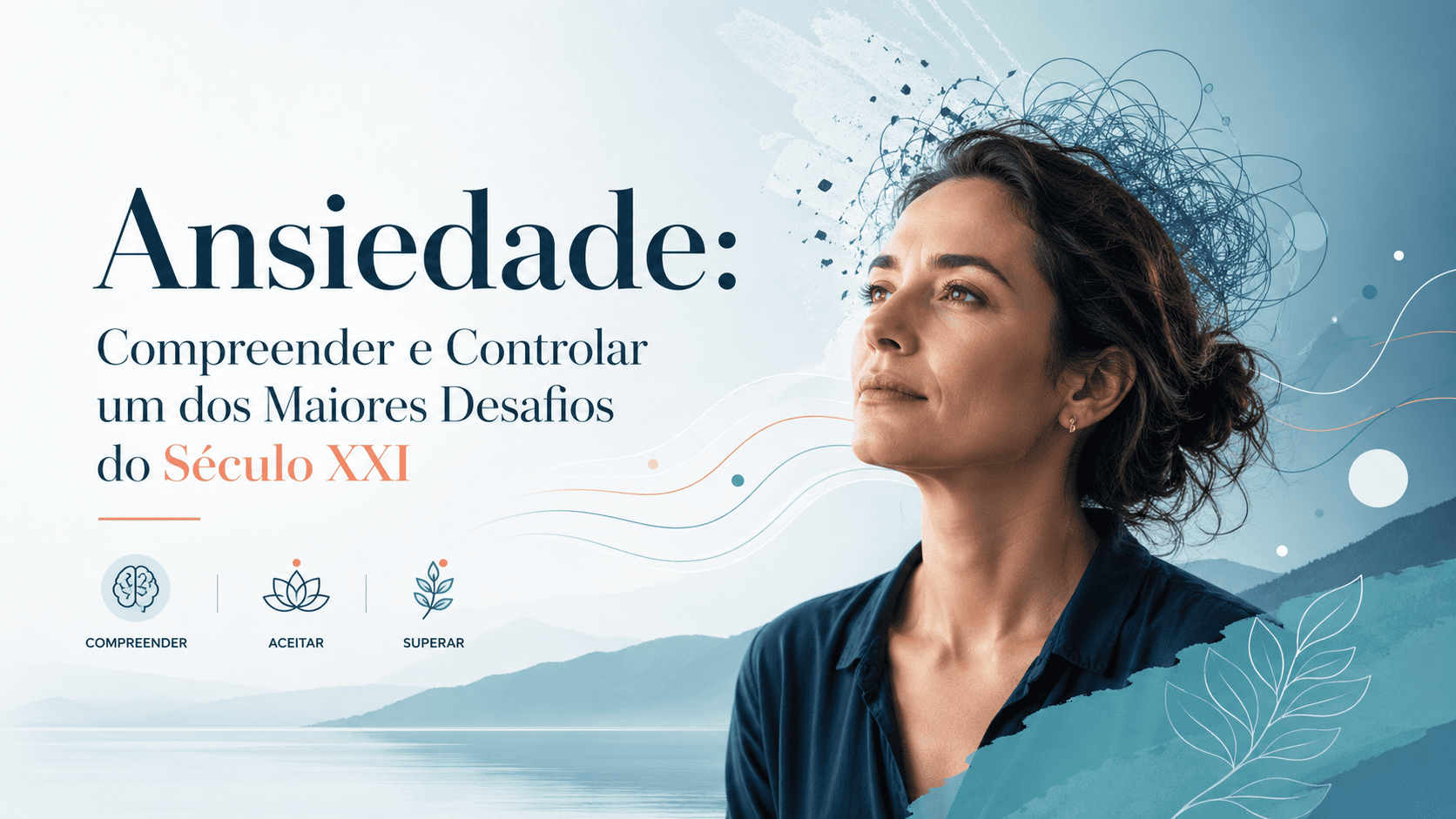 Pessoa respirando fundo para controlar ansiedade