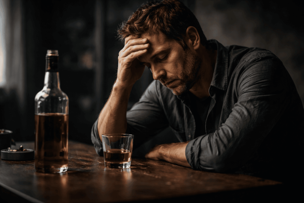 Danos do alcoolismo no organismo e na mente