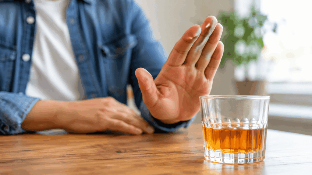 Tremor nas mãos por abstinência alcoólica