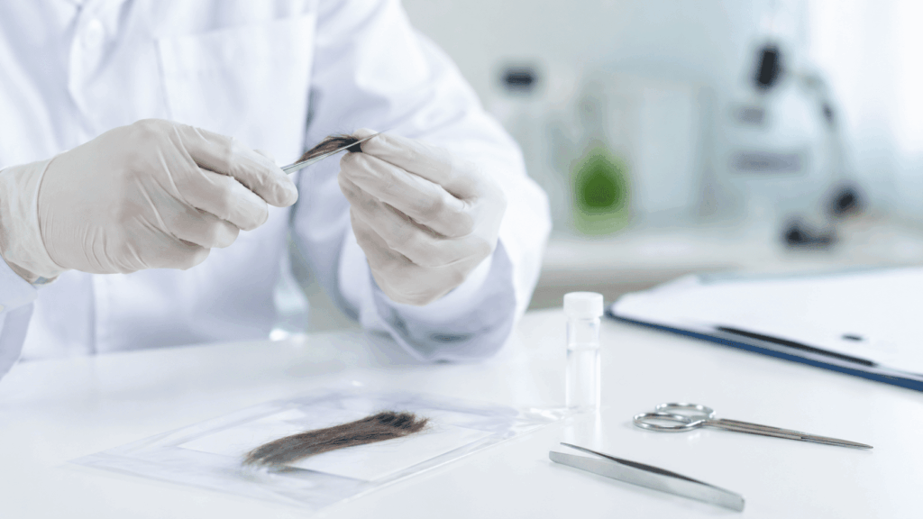 Análise de cabelo para detectar uso de drogas