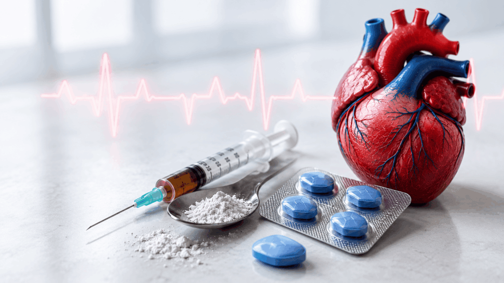 Misturar Heroína e Viagra pode afetar o coração