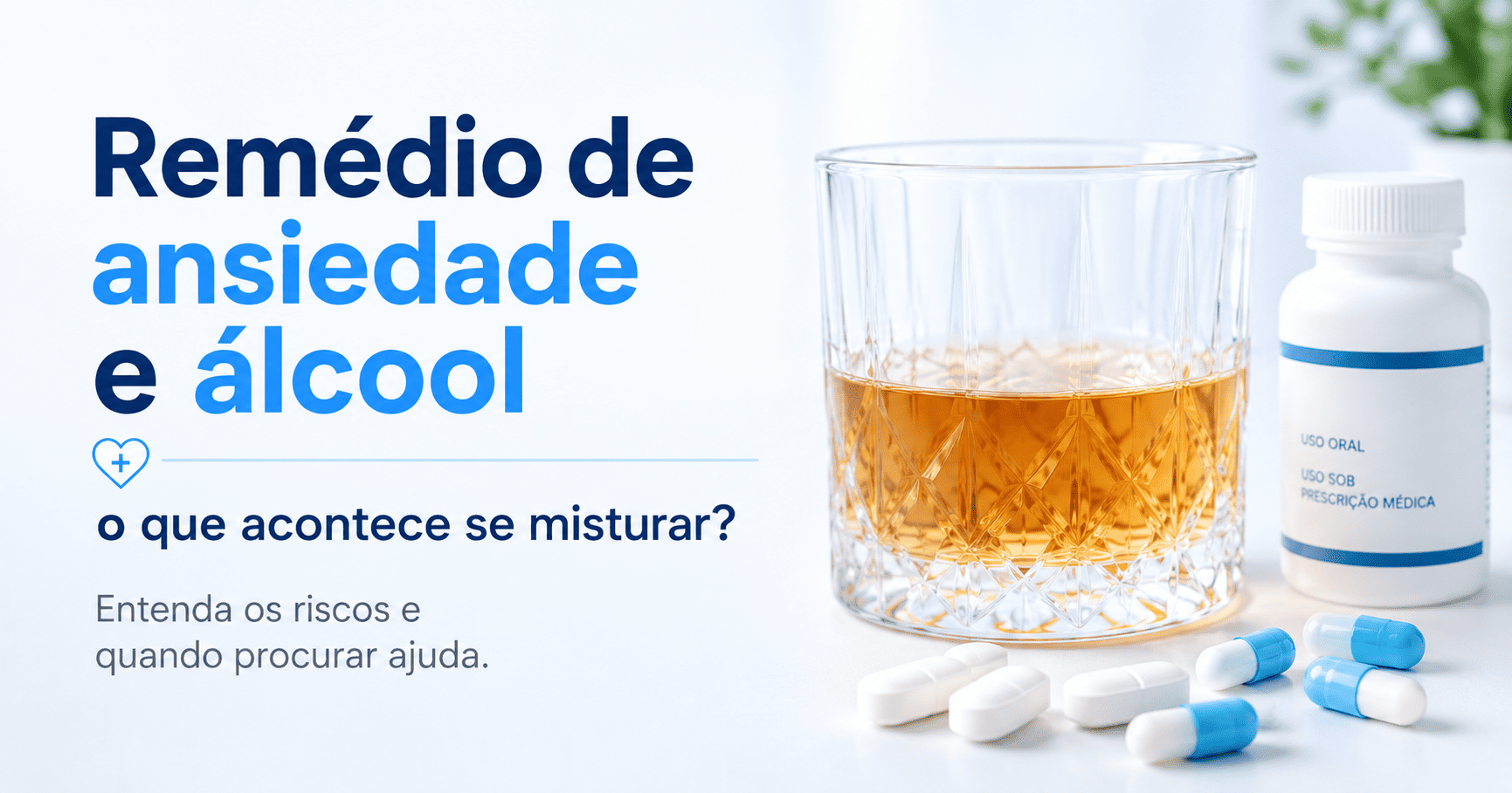 Remédio de ansiedade e álcool
