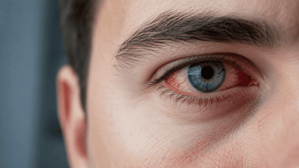 Olhos vermelhos por Codeína