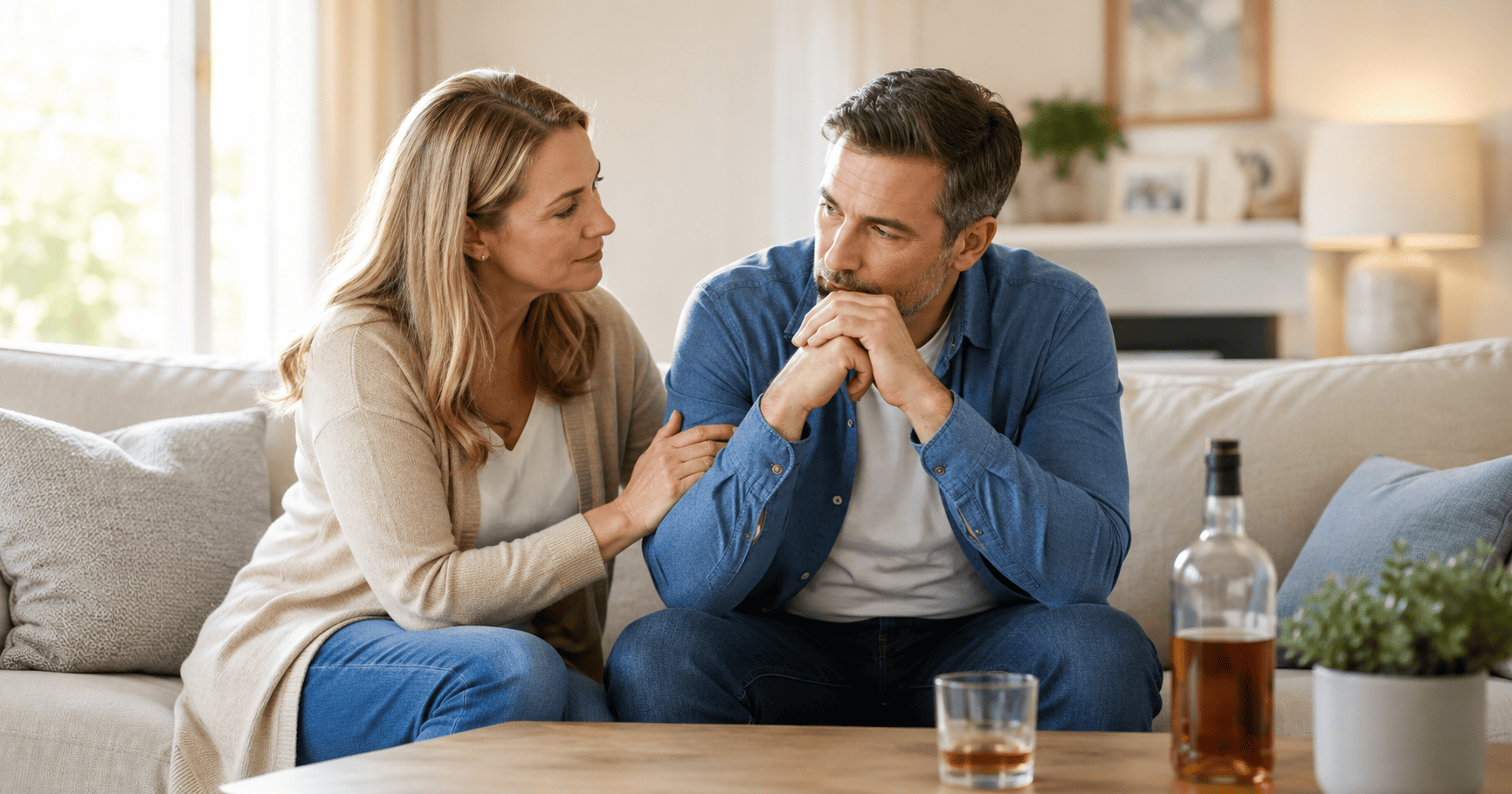 Conversa no casamento sobre alcoolismo